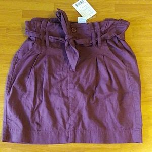 Cooperative Mini Skirt Plum Size 0